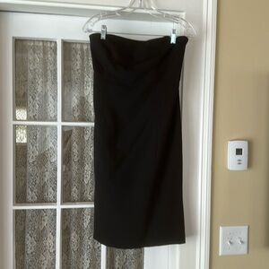 Gap black strapless dress.  Size 6